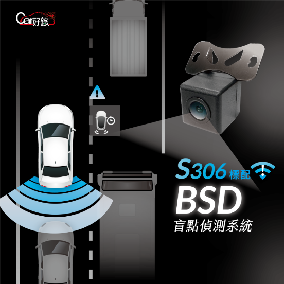car好錄,電子前後視鏡,S036型號,外觀